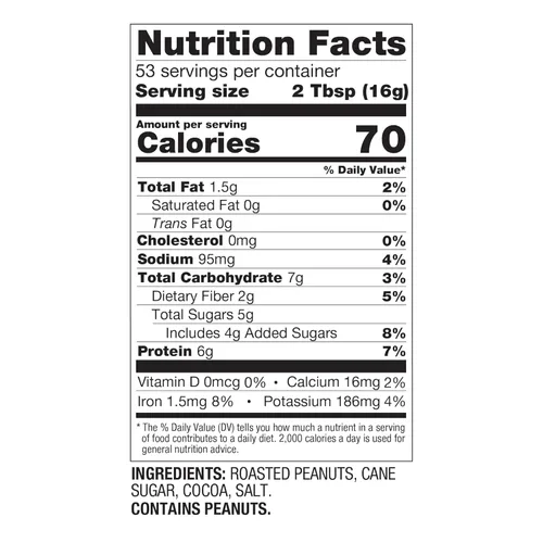Miniatura 7 de PBfit 30 onzas de mantequilla de maní en polvo sabor a chocolate, mantequilla de maní en polvo de cacao hecha de cacahuetes tostados reales y cacao