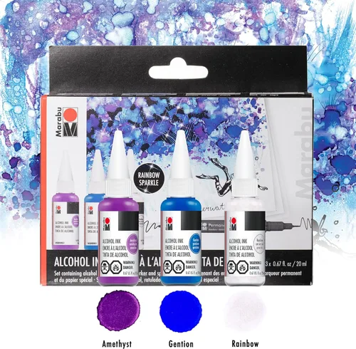 Miniatura 4 de Marabu Juego de tinta de alcohol, 0.7 fl oz, juego submarino