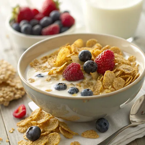 Miniatura 5 de Honey Bunches of Oats Cereal de vainilla, cereales de desayuno con racimos de avena crujiente y granola, tamaño familiar, caja de 18 onzas
