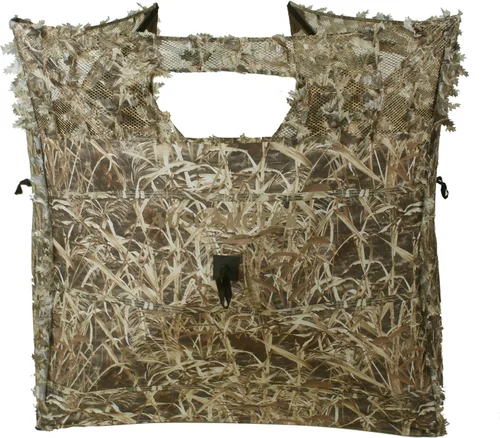 AUSCAMOTEK - Persiana de caza emergente portátil para caza de ciervos, patos y pavos, configuración rápida, ligera, color verde/marrón/hierba seca,