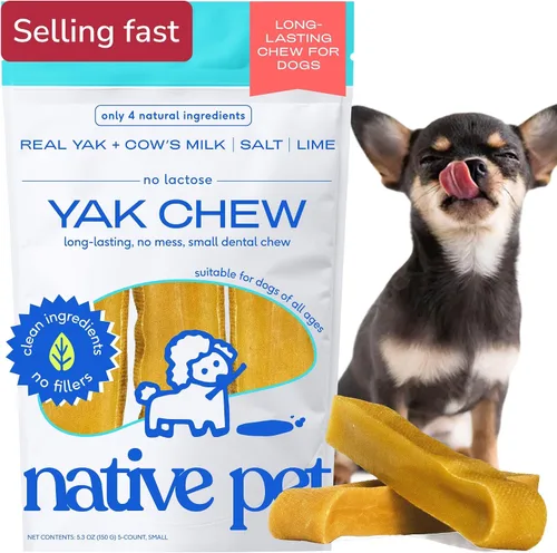 Miniatura 11 de Native Pet Yak Cheese Himalayan Dog Chews – Palitos dentales de larga duración para razas medianas – Masticables de yak del Himalaya 100% naturales