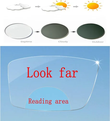 Miniatura 3 de Gafas de sol de transición fotocromáticas para computadora bifocales para hombres y mujeres, anti rayos UV