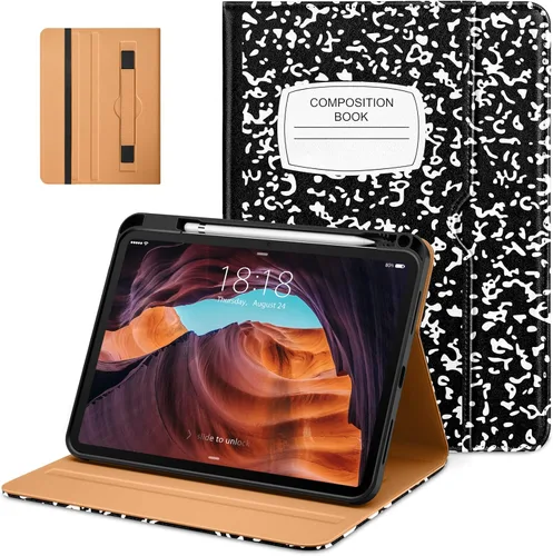 Miniatura 38 de DTTO Funda para iPad (A16) 11ª Generación de 11 Pulgadas 2025, Funda para iPad 10ª Generación de 10.9 Pulgadas 2022, Funda de Soporte Folio de Blanco