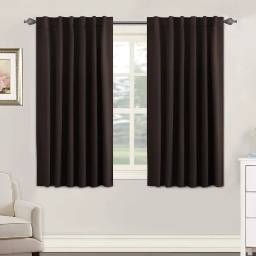 Miniatura 198 de H.VERSAILTEX Cortinas opacas con aislamiento térmico, paneles de tratamiento de ventana, cortinas opacas para oscurecer la habitación, cortinas Gris