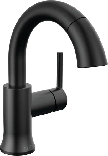 Miniatura 9 de Grifo de Baño Delta Trinsic Tirador Hacia Abajo, Grifo de Baño de Extensión, Grifo de Baño de Orificio Único de Bronce Aceitado, Grifo de Lavabo
