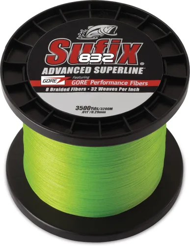 Miniatura 16 de Sufix 832 Advanced Superline Cuerda de pescar trenzada - 150 yardas verde (Low Vis Green)