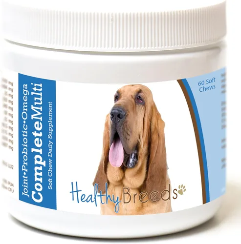 Miniatura 352 de Healthy Breeds Pug todo en uno multivitamínico suave masticable 60