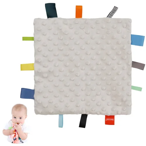 Miniatura 11 de HECCEI Loveys - Manta de seguridad para bebés, juguete suave para acurrucarse, para niñas y niños, Dreamiecone de 14 pulgadas Azul
