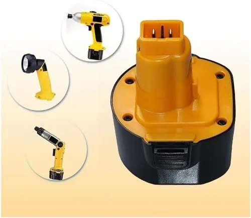 Miniatura 3 de 9.6V Ni-MH Battery Compatible with DeWalt DW9061 DW9062 Replacement for DE9061 DE9036 DE9062 Cordless Drill Impact Driver & Saw Extended 2.0Ah