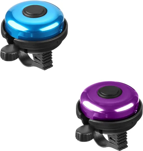 Miniatura 23 de Accmor Campana de Bicicleta Clásica, Campana de Bicicleta de Aluminio, Campana de Bicicleta de Sonido Fuerte Nítido y Claro para Adultos y Niños