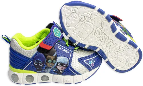 Miniatura 7 de PJ Masks Zapatos iluminados para niños pequeños zapatos deportivos con correa de gancho y bucle talla 5 a talla 10