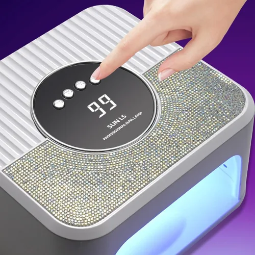 Miniatura 2 de Lámpara de uñas LED UV de 268 W, gel para esmalte de uñas, secadora UV con 4 temporizadores, 45 cuentas de lámpara y sensor automático, herramientas