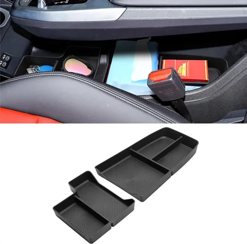 Miniatura 9 de Jaronx Compatible con BMW X5 G05/X6 G06/X7 G07 Organizador de consola central, bandeja organizadora de almacenamiento compatible con BMW X5 G05/X7
