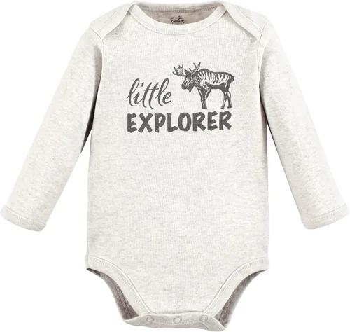 Miniatura 3 de Touched by Nature baby-girls Organic Cotton Long-sleeve Bodysuits
