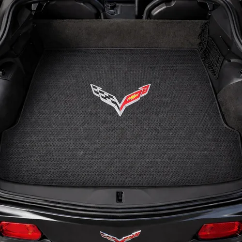Lloyd Mats Alfombrillas de goma personalizadas para todo tipo de clima para Corvette C7 Coupe 2014-2019, 1 pieza Coupe Cargo.