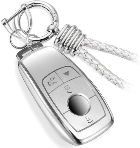 Miniatura 9 de para Cadillac - Funda para llavero con cuerda trenzada metálica, funda suave mejorada para 2020 en adelante CT4 CT5 CT6 XTS XT4 XT5 ATS, etc.