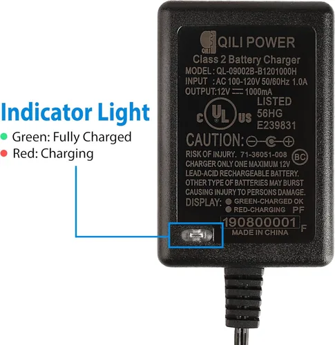Miniatura 6 de LotFancy Cargador de batería de 12 V, para Razor Power Core E90, juguetes de paseo para niños de 12 voltios, adaptador de fuente de alimentación