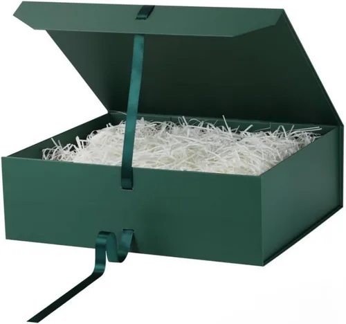 Miniatura 13 de GoooodGift Caja de regalo grande azul, 1 paquete de 13.5 x 11 x 5.3 pulgadas, caja de regalo de lujo para regalos con tapa de cierre magnético