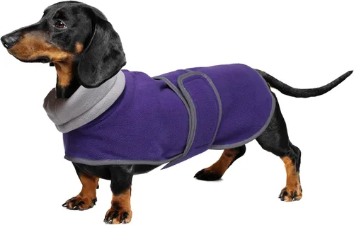 Miniatura 10 de Geyecete - Suéteres para Dachshund - Chaqueta para perro, abrigo para Dachshund, abrigo de invierno perfecto con forro de felpa acolchado y cuello