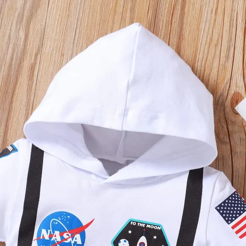 Miniatura 5 de Disfraz de Halloween para bebé, disfraz de uniforme recién nacido con sombrero