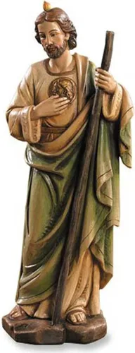Miniatura 18 de Avalon Gallery Figura de Santos Católicos - Estatua religiosa de la colección Toscana, 8 pulgadas de alto, Divina Misericordia