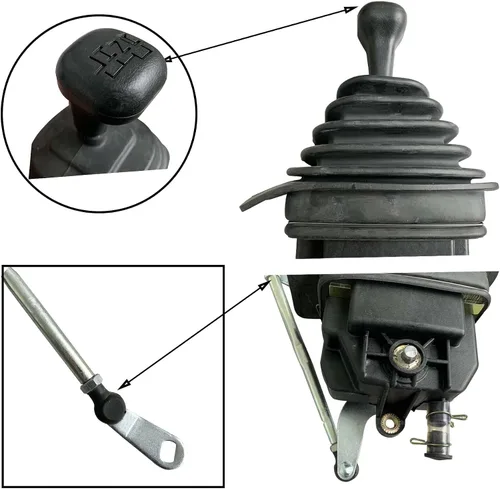 Miniatura 7 de Conjunto de palanca de cambios con varilla de cambio compatible con Yamaha Rhino UTV 450 660 700 (2004-2013) 5UG-18300-10-00