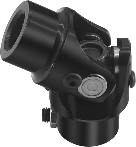 Miniatura 6 de 3/4" 36 Estrías X 3/4" DD Eje de Dirección Junta U Junta Universal Simple Acoplamiento (Negro, 3-1/4" de Longitud)