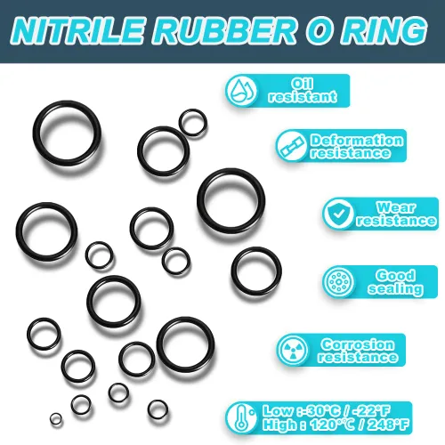 Miniatura 6 de KEZE Juego de 1008 anillos tóricos SAE, 32 tamaños estándar de EE. UU., sellos de goma de nitrilo 70A, juego de anillos tóricos en pulgadas con 4