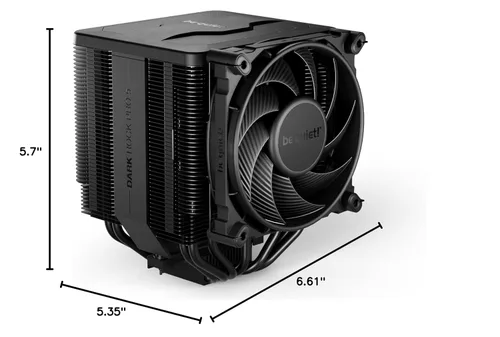 Miniatura 9 de be quiet! Dark Rock Pro 5 Enfriador de CPU de Enfriamiento Silencioso Flujo de Aire Inmensamente Alto 7 Tubos de Calor de Cobre de Alto
