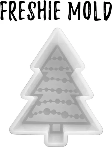 Miniatura 2 de Molde de silicona Freshie para árbol de Navidad 3.25 pulgadas de ancho x 4.25 pulgadas de largo x 1 pulgada de profundidad Freshies, molde