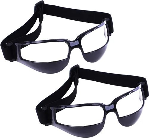 Olgaa Gafas de baloncesto deportivas para driblar, color negro (2 piezas) – Especificaciones de regate deportivo, ayuda de entrenamiento para