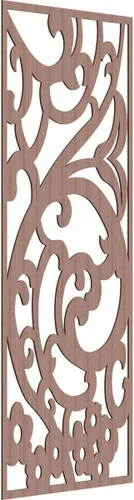 Miniatura 26 de Bridgewater - Paneles de pared decorativos de madera con calado, 9 3/8 pulgadas de ancho x 24 3/8 pulgadas de alto x 1/4 de alto, nogal