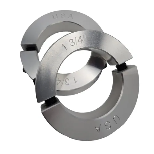 Miniatura 33 de Diámetro de orificio de 0.50 pulgadas - Abrazadera del collar de eje de dos piezas - Aluminio 2024 (paquete de 4)