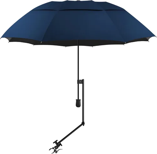 Miniatura 38 de XLINGZA Sombrilla de playa UPF 50+ con abrazadera universal ajustable