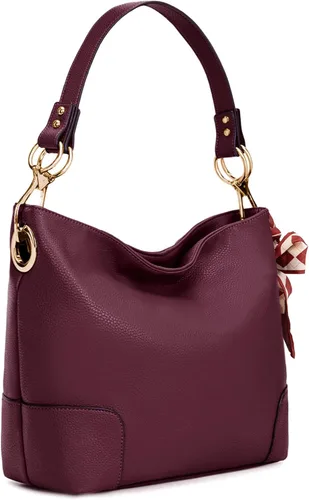 Miniatura 29 de Montana West - Bolsas hobo medianas para mujer, con asa superior, bandolera, bolso cruzado, bolsa de mano tipo cubo
