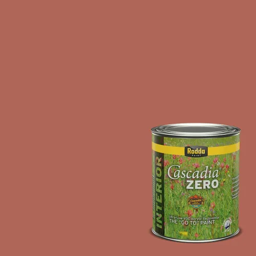 Miniatura 123 de Rodda Paint CASCADIA ZERO - Pintura plana e imprimación para interiores en uno, cuarto de galón, crema de ballet