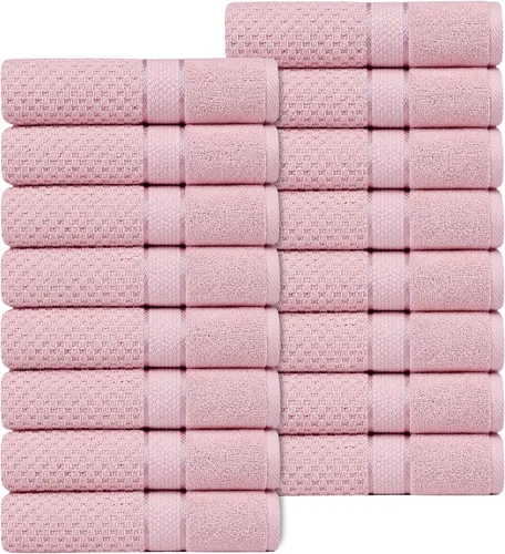 Miniatura 22 de Ample Decor Juego de toallas de baño 100% algodón, 6 piezas, suaves y absorbentes, de secado rápido, juego de toallas de baño