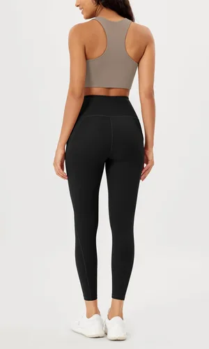 Miniatura 4 de ODODOS - Leggings de yoga con cintura alta y bolsillos para mujer, pantalones de yoga deportivos con control de abdomen, no se transparentan