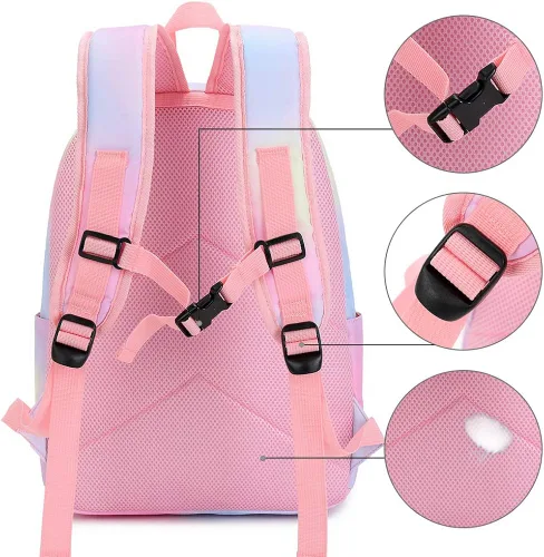 Miniatura 7 de CAMTOP Juego de morral y lonchera para niñas de preescolar y primaria