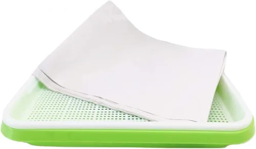 Paquete de 150 piezas de papel germinante de cultivo germinante, germinación de microgreens vegetales, papel de siembra de 7.8 x 11.4 pulgadas. Apto