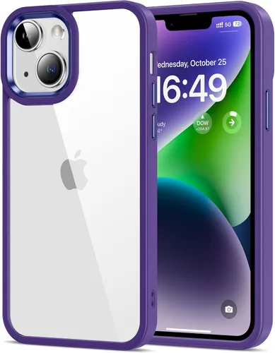 Miniatura 103 de HOOMIL Funda para iPhone 7 Plus/iPhone 8 Plus de 5.5 pulgadas, no amarillea, protección contra caídas, cubierta trasera dura transparente