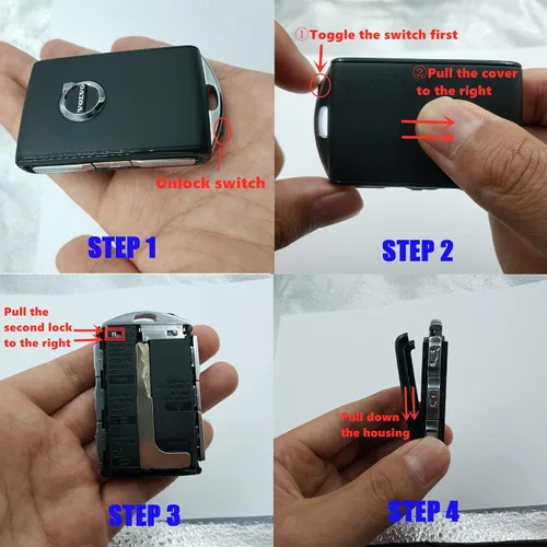Miniatura 3 de Funda para llave de coche para Volvo XC90, XC60, XC40, S60, S90, V90, Polestar 1, Polestar 2, Polestar 3