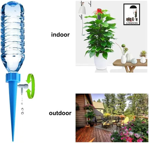 Miniatura 4 de ARTEM Picos de riego de plantas automáticas, dispositivos de riego automático para plantas de vacaciones, sistema de agua con válvula de control