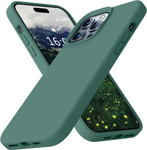 Miniatura 54 de Funda compatible con iPhone 13 de 6.1 pulgadas, de silicona líquida premium [forro de microfibra suave antiarañazos], goma de gel, protección Uva