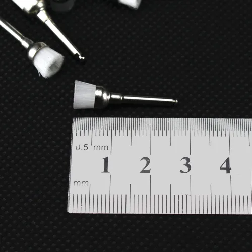 Miniatura 2 de 100pcs Nylon Pulido Pulidor Pulidor Pestillo Tipo RA 2.35 Molienda Herramientas de Limpieza Rotativa