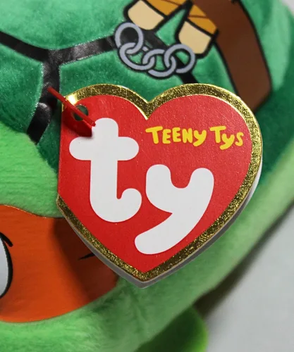 Miniatura 4 de TY TY42172 Tortugas Ninja (TMNT) Michelangelo Teeny, multicolor