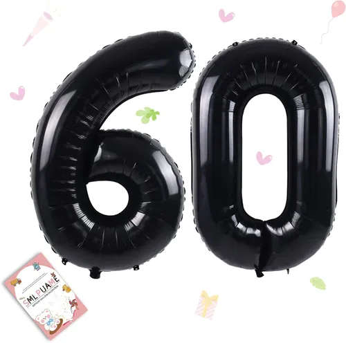 Miniatura 126 de Globos de números de 40 pulgadas del 0 al 9 dorados grandes del número 0, globos digitales para suministros de decoración de celebración de fiesta
