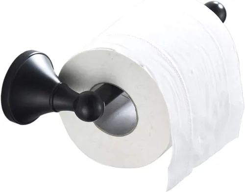 Miniatura 9 de Flybath Portarrollos de papel higiénico sin tapa de latón antiguo, barra de rollo de papel higiénico para baño montado en la pared, 20 cm / 7.87
