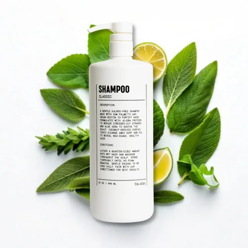 Miniatura 12 de Blu Atlas Champú natural para hombre – Orgánico, sin sulfatos ni parabenos – Limpieza profunda e hidratante – Aroma de cedro Santal – Hecho