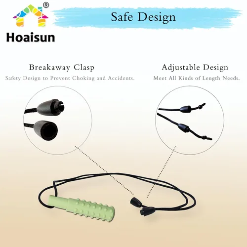 Miniatura 5 de Collares masticables para niños con necesidades sensoriales, paquete de 8 collares masticables juguetes sensoriales para niños con autismo, TDAH